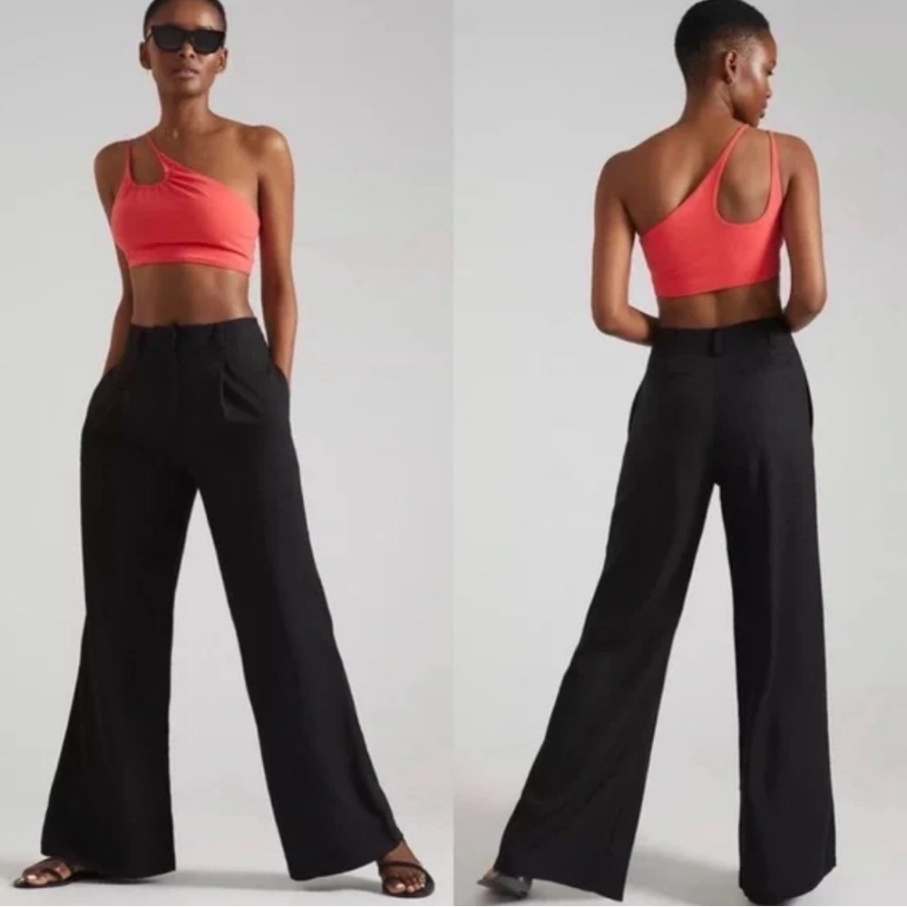 NWT $168 by Anthropologie black linen pants size S